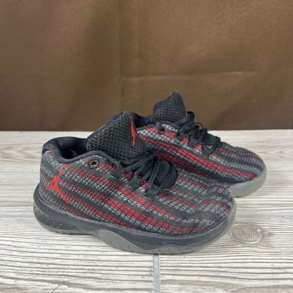 Nike Air Jordan B. Fly BT Black Red Sneakers 881447-005  Baby Infant Shoes 7c - Picture 1 of 8